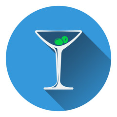 Cocktail glass icon