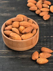 Almonds in a bowl