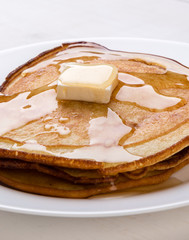 pancakes with syrup