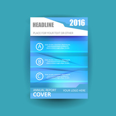 A4 cover annual flyer report business vector