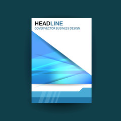 Naklejka premium A4 cover annual flyer report business vector
