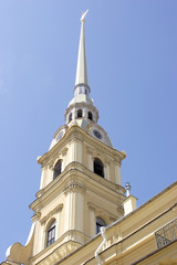 Peter and Paul Cathedral in the Peter and Paul Fortress
