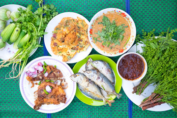 food of native. northeast Thailand