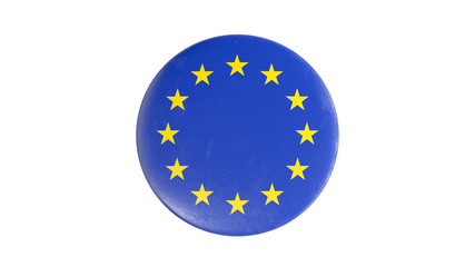 Single Stars EU Badge 3D illustration