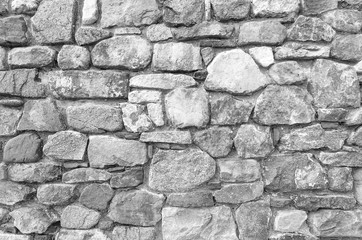 Wall of masonry.