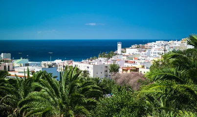 Fotobehang Overlooking "Morro Jable" at Fuerteventura  Canary Islands © Neissl