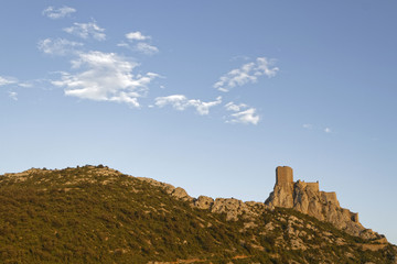 Château de Queribus, sur l'horizon