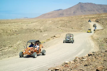 Raamstickers Buggy tour at Fuerteventura  Canary Islands © Neissl
