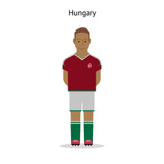 Football kit. Hungary