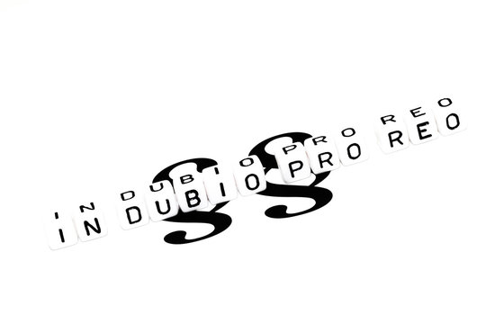 In dubio pro reo