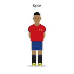 Fototapeta na wymiar Football kit. Spain