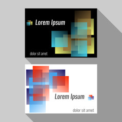 Modern business card template