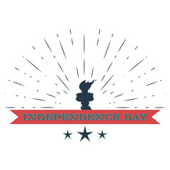 USA Independence Day vector illustration.
