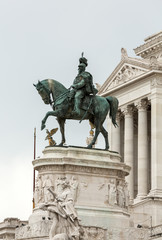 Obraz premium Altar of the Fatherland (Altare della Patria) known as the Monumento Nazionale a Vittorio Emanuele II (