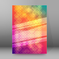 brochure cover template vertical format glowing background12