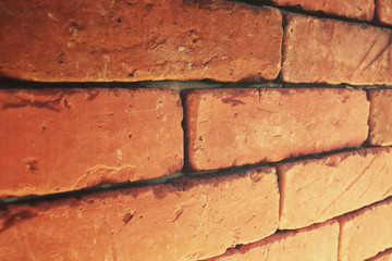 Brick wall with spotlight