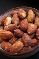 Almonds isolated