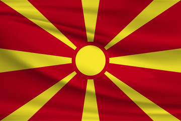 National flag of Macedonia