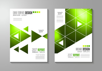 Brochure template, Flyer Design or Depliant Cover for business presentation