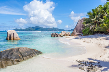 plage d'Anse Source d'Argent, la Digue, les Seychelles