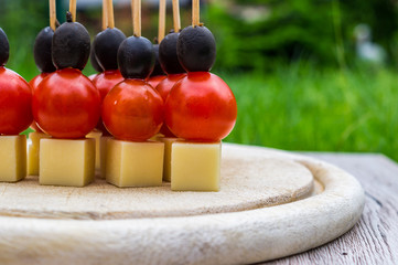 Spieße Fußballfete