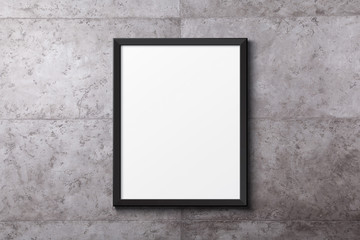 Poster on a cement wall