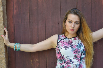 Fototapeta premium Portrait of a beautiful young woman