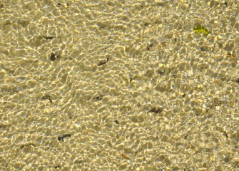 rippled water on the beach background