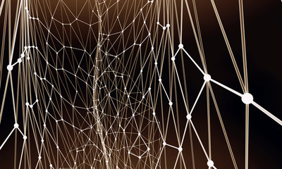 Connected lines background