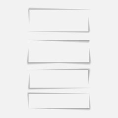 Set of shadow effects