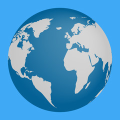 Vector planet Earth icon