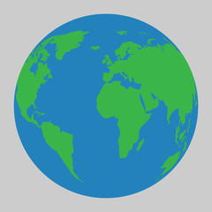 Vector planet Earth icon
