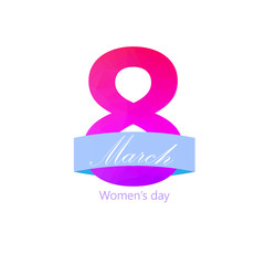 greeting card design for International Women's Day celebration