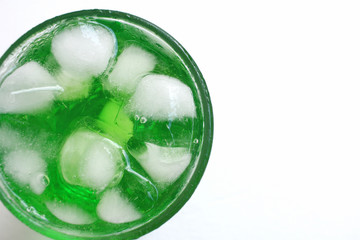 Green drinks isolated