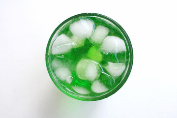 Green drinks isolated