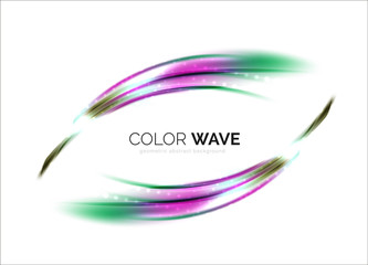 Shiny color wave