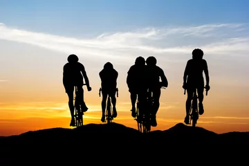 Rideaux tamisants Vélo Triathlon sport at mountain