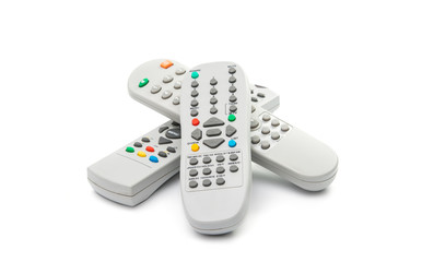 TV remote isolated