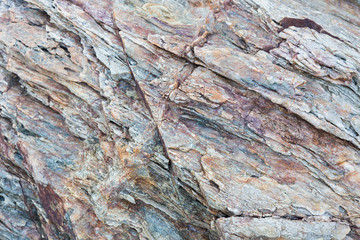 Rocky close up texture, natural landscape background and texture