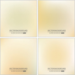 Abstract Creative concept vector multicolored blurred background set. For Web and Mobile Applications, art illustration template design, business infographic and social media, modern decoration