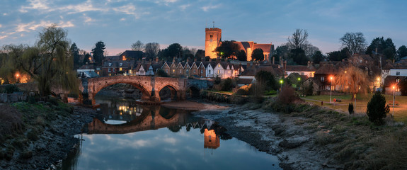 English countryside at night
