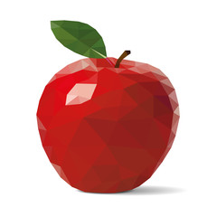 Apple in the form of triangles