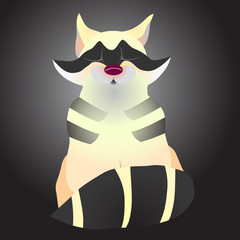 Cute raccoon