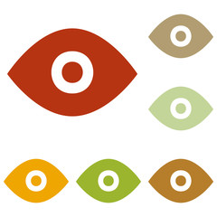 Eye sign illustration