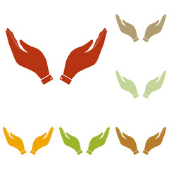 Hand icon illustration