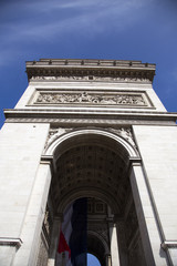 Arc de triumph in Paris, France