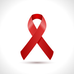 World AIDS Day Ribbon Icon design. AIDS Hope Ribbon. Vector illustration.