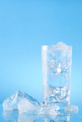glass of ice water