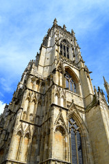 Fototapeta premium The historical York Minster the cathedral of York the largest of its kind in Northern Europe.