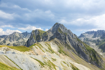 Landscape in Pyrenees Mountains